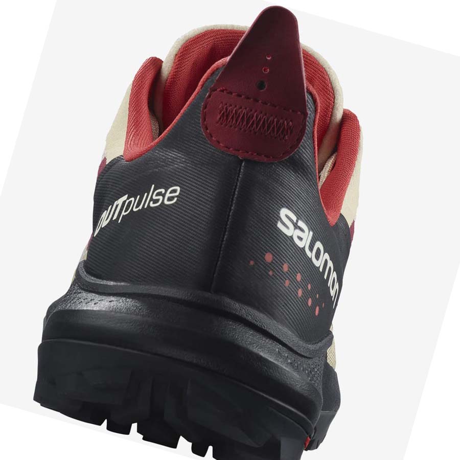 Salomon OUTPULSE GORE-TEX Túracipő Férfi Bézs | HU 2043TCE